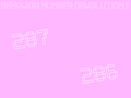 Behavior Number Devolution II (287 → 286)