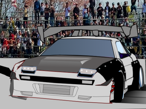 180sxロケットバニー新車 remix