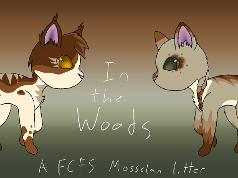 In the Woods - FCFS Mossclan litter