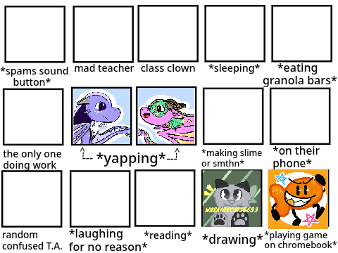 You're in class. Who are you? [Remix and add your pfp] remix remix remix
