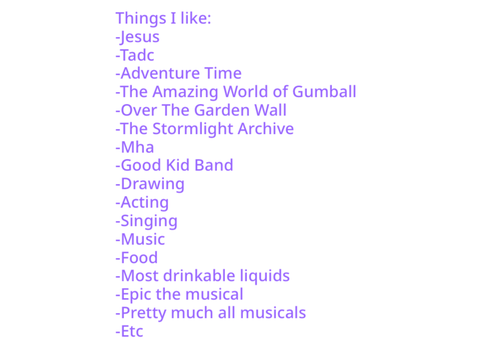 Things I Like