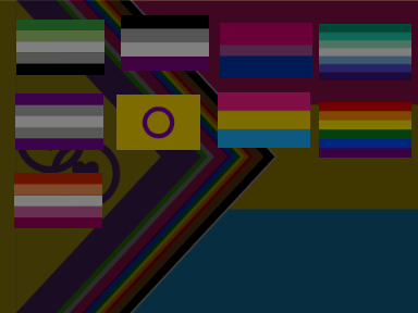 pride flags - sexual orientation collab