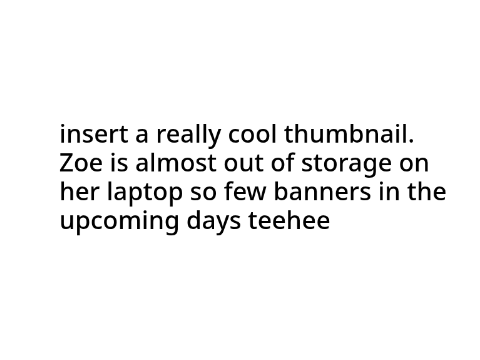 How's Zoe doing?? :)