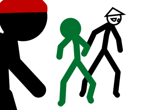 LightningTheStickman jumping (not chaining, chain onto kenzo's)
