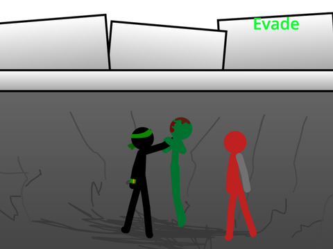 LightningTheStickman & Pengu jumping (2) 