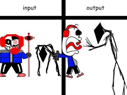 sand undertail and scary back room monter
