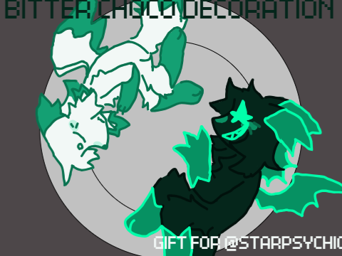 Bitter Choco Decoration // Gift for @Starpsychic