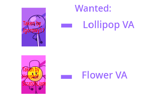 Voice actors for hire (Not open yet)