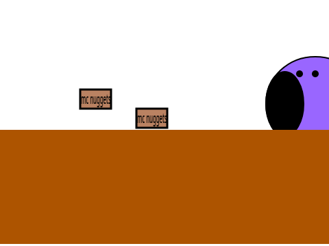 kirby vs chicken nuggets (Loop)