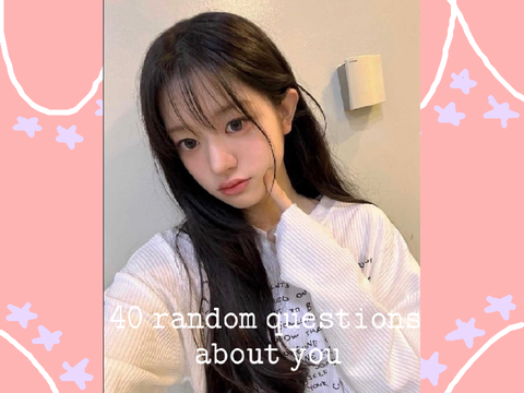 ✨ 40 random questions about you ✨  remix-3