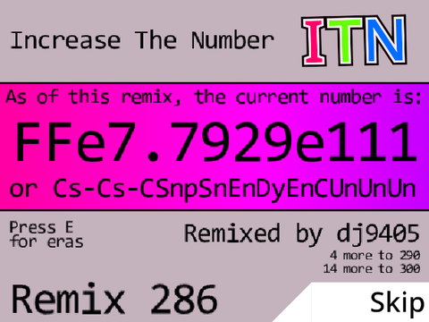 Increase The Number [286]