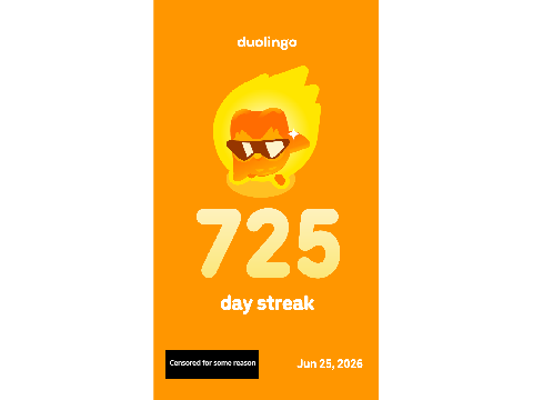I reached 725 day learning streak! :D