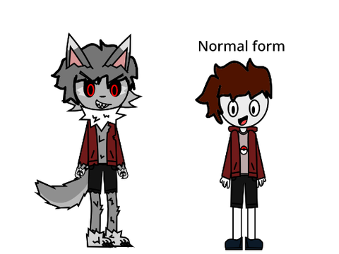 Poke as a werewolf (sprites)