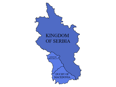 random Serbia map