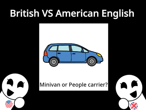British VS American English Part 2: Minivan or People carrier?