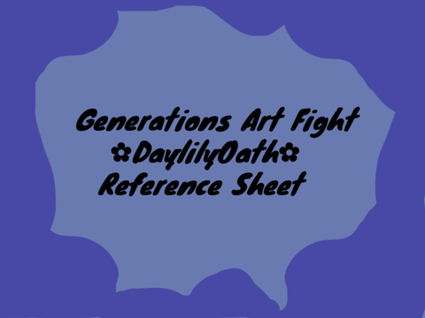 『 Gens Art Fight Template 』