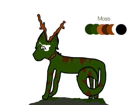 Attempt 1 to draw: Moss