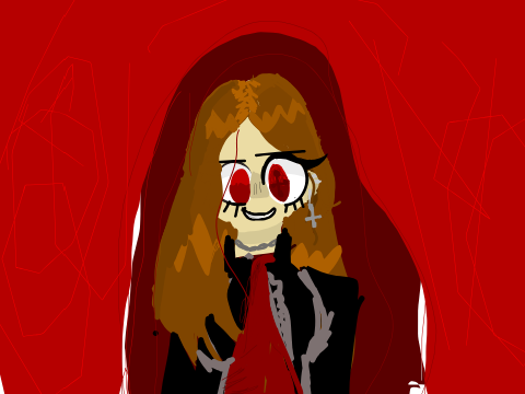 Random person I drew! (don't ask... I was feeling dark, lol)