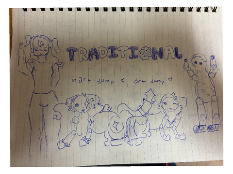 traditional art dump+ota/freebs+note
