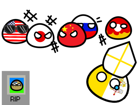 RIP au Mandchoukouo de Mandchourie #countryballs