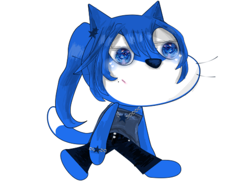 猫改造　「Blue jeans」