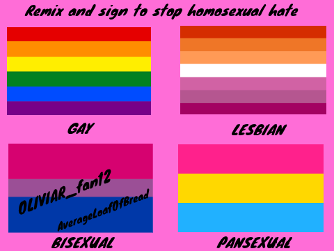 Sign to stop homosexual hate! remix