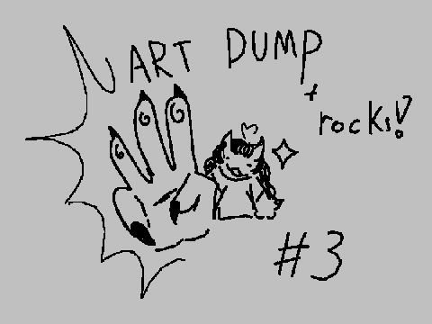 art dump #3! + rocks!