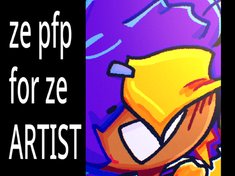 ze pfp for ze artist