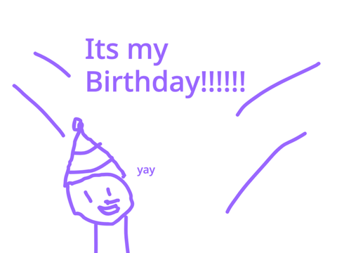 ITS MY BIRTHDAY!!!!!!