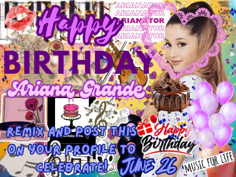 Happy Birthday Ari <333 remix!!