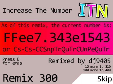 Increase The Number [300!]