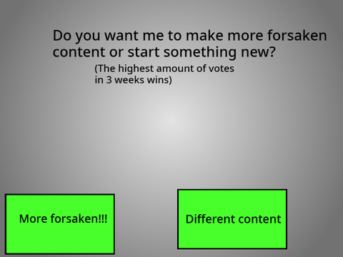 more forsaken or different content?