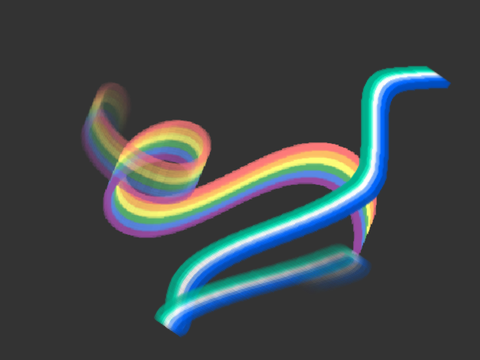 Dancing pride ribbon extra