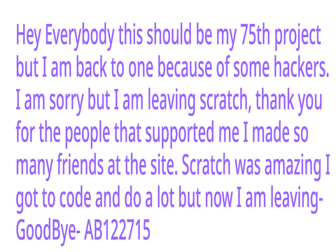 Good Bye