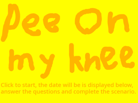 Pee On My Knee