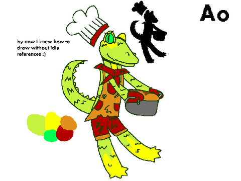 tried drawing a GATOR today :/