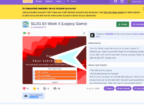 SLOG WEEK 5