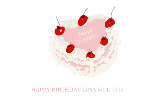 HAPPY BIRTHDAY LINAAAA