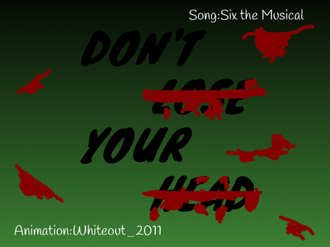 Don’t lose ur head!-;-A short Lyrical animation!!