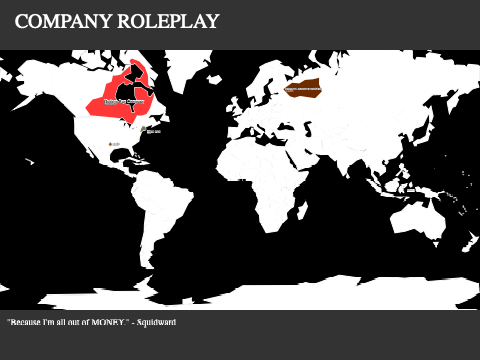 company roleplay - world map