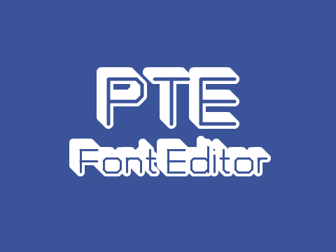 PTE | Font Editor | 1.1