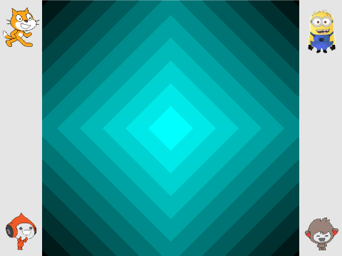 1 line challenge - Water Diamond