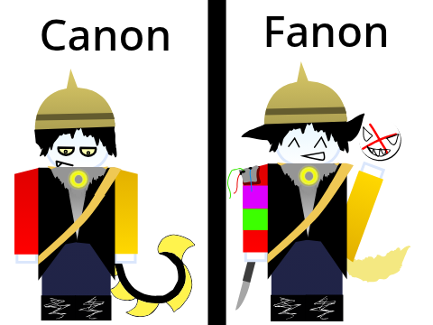 Canon vs fanon remix