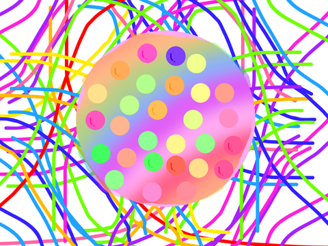 Rainbow pop-it!