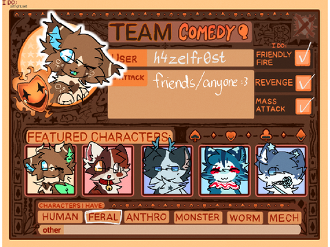 h4zelfr0st on ArtFight :))