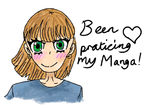 Been practicing my Manga