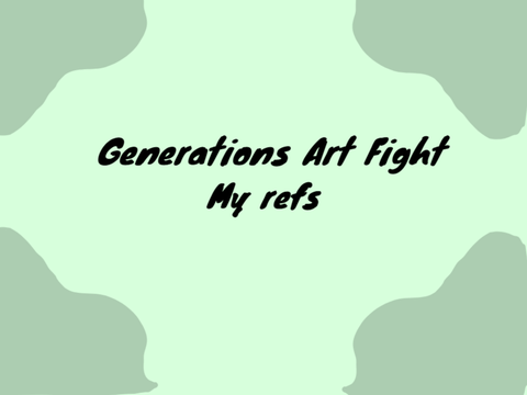 『 My gens artfight refs 』