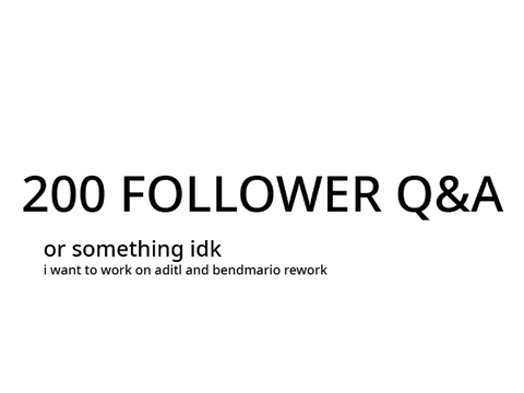 ask me for a q&a thing