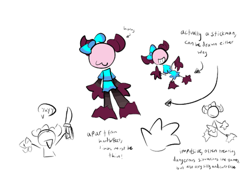my posts on this account are basically just my ocs