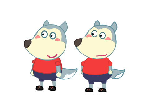 beta wolfoo vector